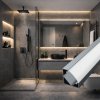 1m LED profile CORNER 1 GREY