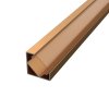 1m LED profile CORNER 1 BRONZE