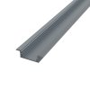 2m LED profile RECESSED 1 GREY