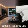 2m LED profile WALL-GLOW 45 WHITE