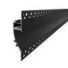 2m LED profile RECESSED 19 BLACK