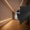 2m LED profile RECESSED 19 BLACK