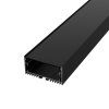 2m LED profile SURFACE MAXI BLACK