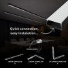 2m LED profile SURFACE MAXI BLACK