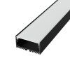 2m LED profile SURFACE MAXI BLACK