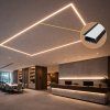 2m LED profile RECESSED MAXI BLACK