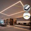 2m LED profile RECESSED MAXI BLACK