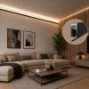 2m LED profile WALL - ARC BLACK