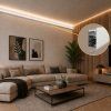 2m LED profile WALL - ARC WHITE