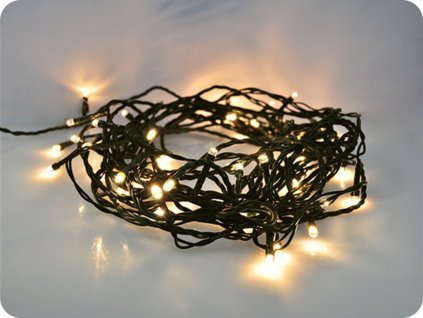 ȘIR DE CRACIUN Solight LED EXTERIOR, 200 LED-uri, ALIMENTARE 10M, 5M, 8 FUNCȚII, IP44, ALB CALDO