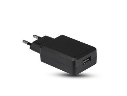 Adaptor de voiaj USB QC3.0, negru