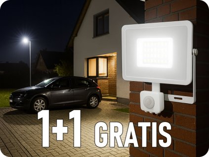Spot LED 30W cu senzor SMD, alb, cip SAMSUNG, 1+1 gratis!