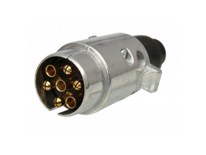 Fișă metalică cu 7 poli, 12V [E1264]