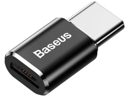 Adaptor Baseus Micro USB -> USB-C, negru [015900]