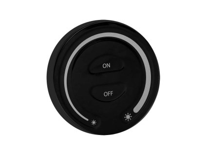 Dimmer tactil pentru benzi SINGLE CULOARE (pentru unități SKU 2911 - separat) 2xAAA negru