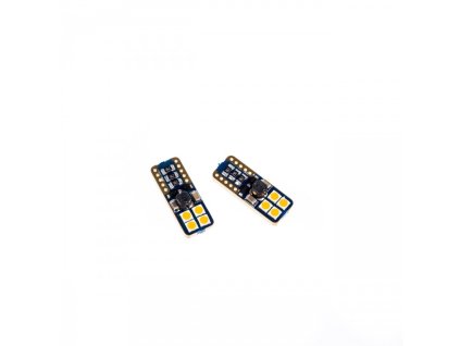 Bec auto Einparts LED W5W T10 8 SMD OSRAM LED 3030 CANBUS 12V CALDE 1700-1800K pachet 2 buc [EPL173]