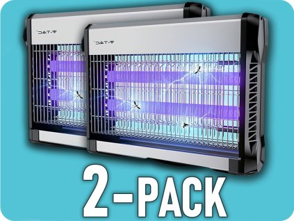 Captator electronic de insecte, 2x15W/2-PACK! [11181]