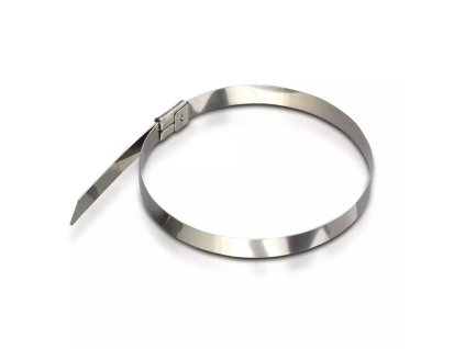 Bandă de strângere metalică 4,6x250 mm [11189]