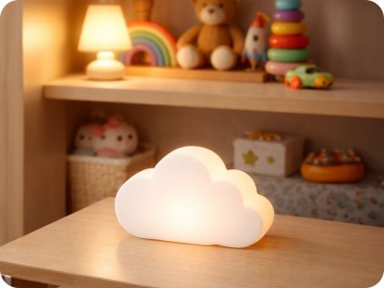 Decor LED Cloud 0,02W, 3000K, 3xLR44 într-un pachet [CLOUDWWLR44]