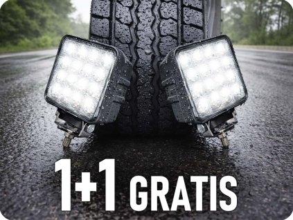 Lumina de lucru Led Epistar 48W, 2100lm, 12/24V, IP67, 1+1 GRATIS! [L0081]