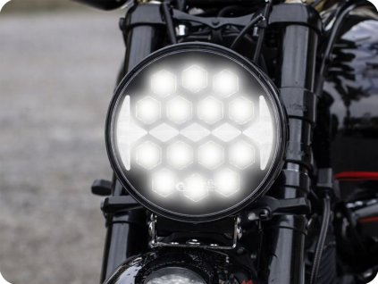 Lumină frontală LED + poziție 103W/1.7W, 7480lm, 12/24V [L3414]