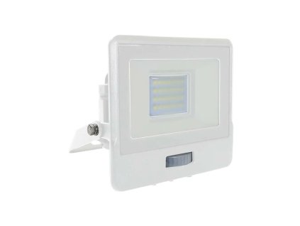 Spot LED cu senzor PIR 20W, 1510lm, cip Samsung, 100°, IP65, alb
