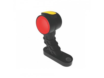 Indicator LED 15xLED, 12V/24V, IP67, dreapta [L1946]