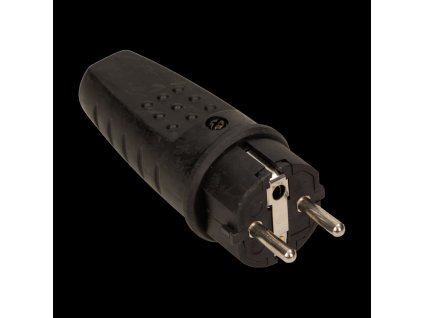 ORNO dop de cauciuc pentru umiditate drept, 16A, IP44, negru [OR-AE-1315]