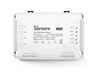 Comutator inteligent Sonoff 4CHR3, 100-240V, max. 3500W [M0802010003]
