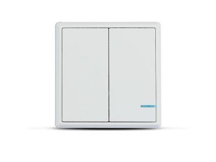 Comutator de perete pentru comutator V-TAC Smart/RF, 2 butoane [pentru 8458, 8459]