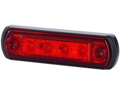 Lumină de degajare laterală cu LED ROȘU, LD677, 0,5W/1W, 12/24V [L1677]