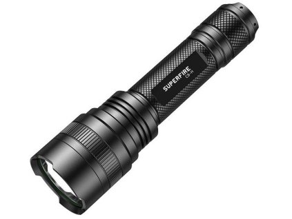 Lanternă LED reîncărcabilă Superfire, 15W, 950lm, IP46, 5 moduri [C8-H]