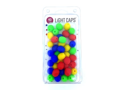 LIGHT CAPS® amestec galben+verde+albastru+rosu, 40 buc la pachet
