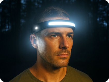 Far cu LED COB + XPE 350lm, 5 moduri, 1200 mAh [LT-10]