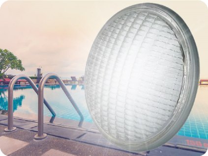 Lumină LED pentru piscină 25W, 2850lm, PAR56, 12V, IP68, 6500K