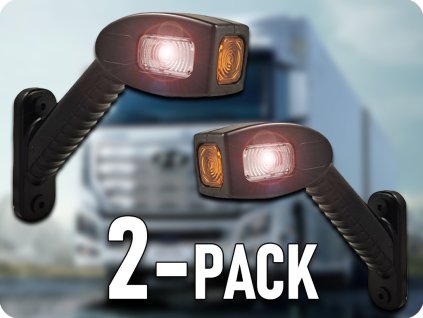 Lumină de marcare LED 3xLED, 12V/24V, IP67, stânga+dreapta! [L1300, L1301]