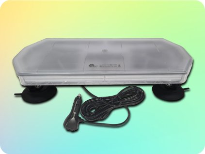 Far de avertizare LED 48W, 200LED, portocaliu, 3 moduri, magnet, 12V/24V, R10, R65, IP67 [BLK0045]