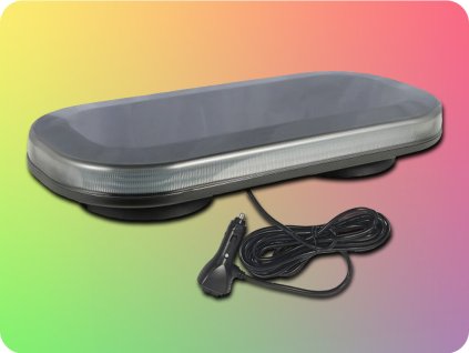 Far de avertizare cu LED 76W, 72LED, 3 moduri, magnet, 12/24V, R10, R65, IP67, DARK [BLK0052]