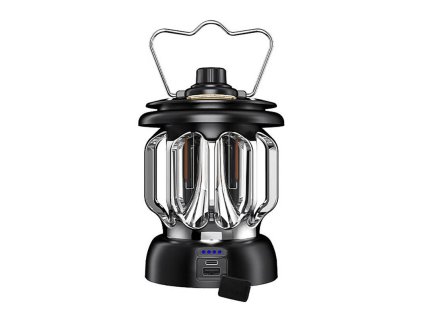 Lumină LED de camping Superfire caldă/rece, reglabilă, USB-C, IP44 [T36]
