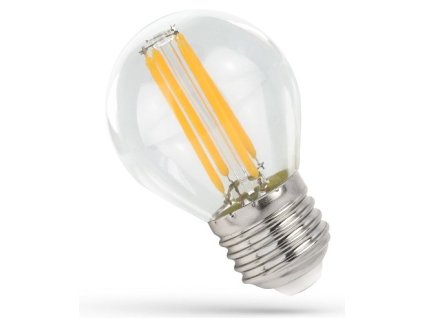 Bec LED Spectrum RETRO E27, reglabil, G45, 5.5W, 710lm, 300°, 2700K [WOJ+14647]