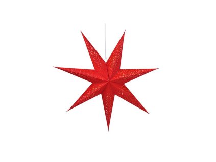 Solight LED poinsettia roșu, agățat, 60cm, 20xLED, 2xAA [1V263]