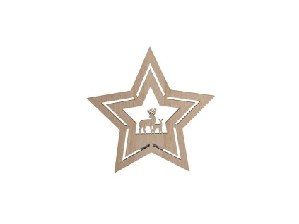 Solight LED decorare perete poinsettia 24xLED 2xAA (1V261)