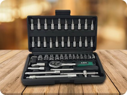 KAMAR SET DE UNELTE 46 ELEMENTE 1/4” [RT2010]