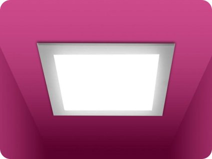 PANOU INCASTRAT LED 24W, 1800LM, CCT 3000K/4000K/6000K, PATRAT [WD145]