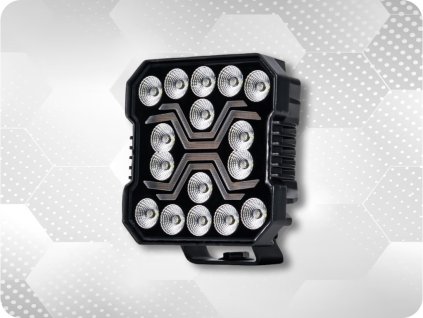 LAMPĂ DE LUCRU LED + LAMPĂ DE POZIȚIE X-SPIDER, 60W, R10, IP68 [L0194]