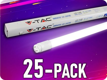 Tubă LED T8, 24W, 3000lm (125lm/W), 150cm, G13, cip SAMSUNG / PACHET de 25 bucăți! (Barva světla Alb cald)