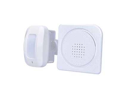 29756 solight bezdrotovy hlasic pohybu gong externe pir cidlo napajanie bateriami biely 1d22