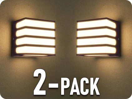Aplice LED 8W, IP65, maro/2-PACK!