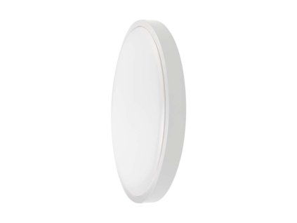Lampă LED cu microunde și senzor de lumină 18W, 1830lm, rotundă, ramă albă