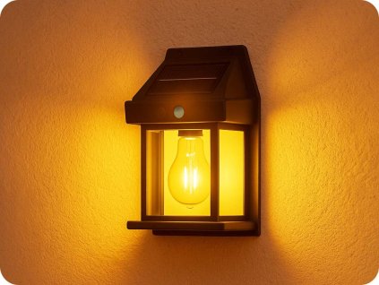 Lampă solară LED cu senzor PIR, 3 moduri, 100lm [WL918]